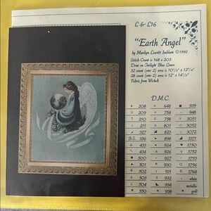 "Earth Angel" Lavender & Lace Victorian Designs Cross Stitch Pattern